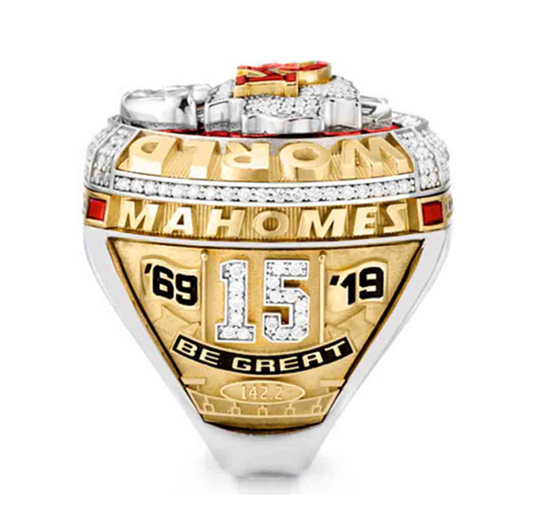 2019 Patrick Mahomes Super Bowl Ring - Replica