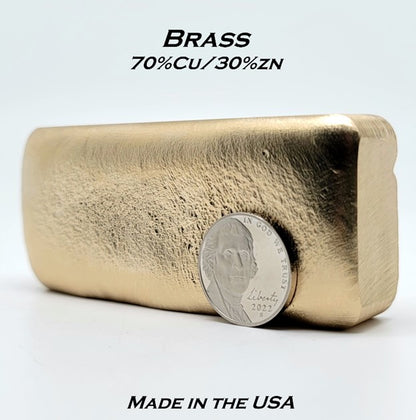 Ingot Assortment 1lb Copper, 1lb Bronze, 1lb Brass, & 1/4lb Aluminum Ingot Set
