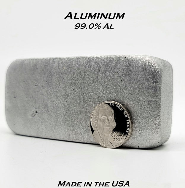 Ingot Assortment 1lb Copper, 1lb Bronze, 1lb Brass, & 1/4lb Aluminum Ingot Set