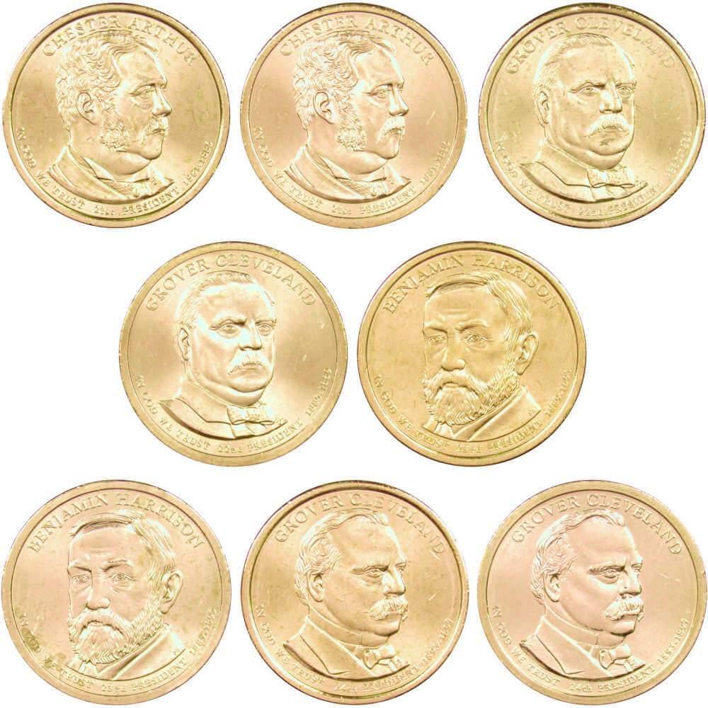 2012 US Mint Presidential $1 Coin Uncirculated Set