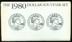 1980 - Dollar Souvenir Sets in original Envelopes