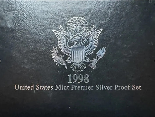 1998 U.S. Mint Premier Silver Proof Set with COA