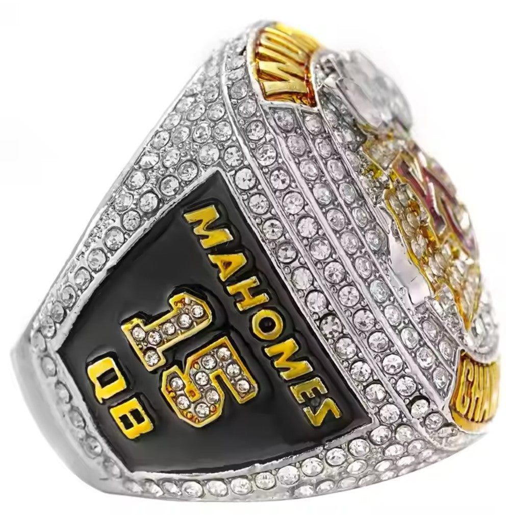 2023-2024 58th Kansas Chiefs Championship Ring – Mahomes - REPLICA