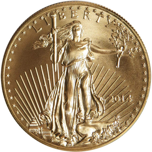 2014  Gold American Eagle - 1 Troy Oz