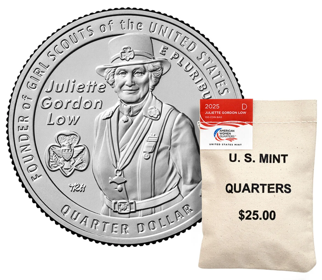 American Women Quarters 2025 Bags - Juliette Gordon Low – Denver Mint