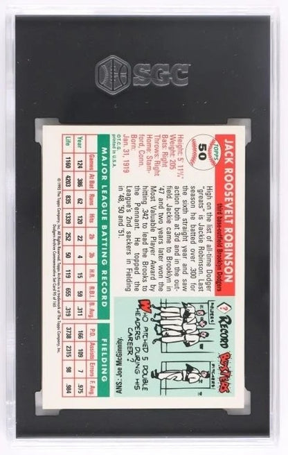 1995 #95 - GRADED JACKIE ROBINSON BASEBALL CARD - Grade 8