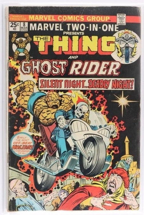 Marvel Two-In-One #8 The Thing and Ghost Rider 1975 Spirit of Vengeance 8.0