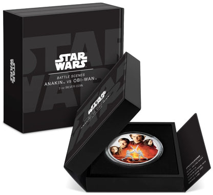 2022 Star Wars™ Battle Scenes - Anakin vs. Obi-Wan™ 3oz Silver Coin