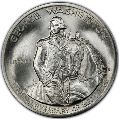 1982 -D George Washington BU Commemorative Proof Half dollar 90% silver-OGP and COA