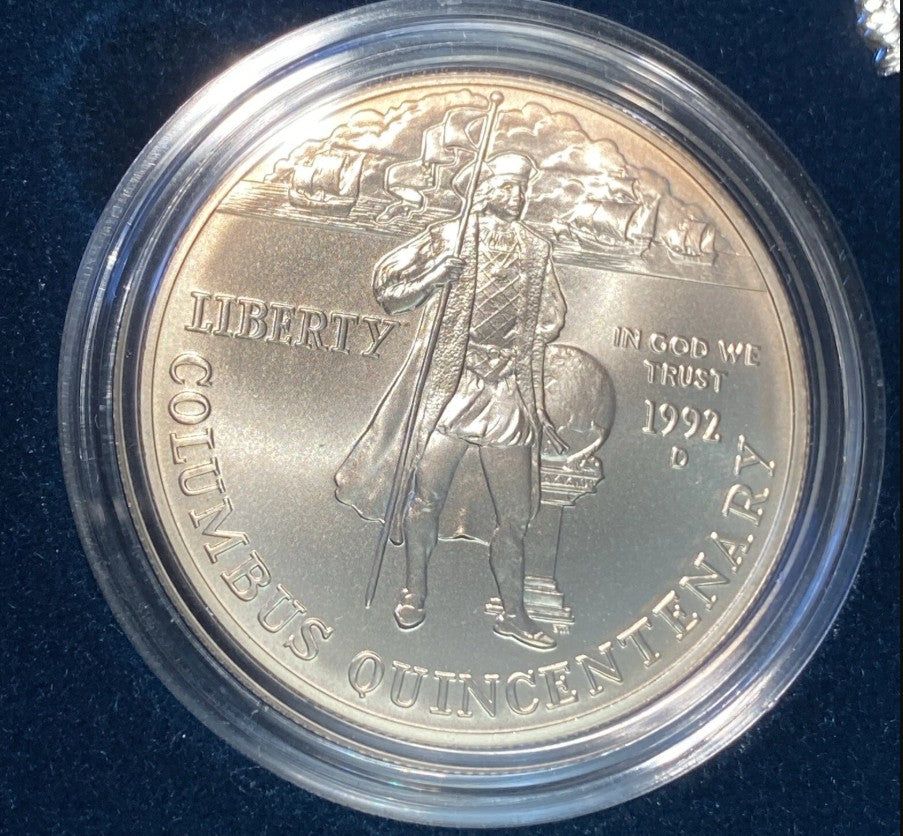 1992 Columbus Quincentenary Two-Coin Uncirculated Set