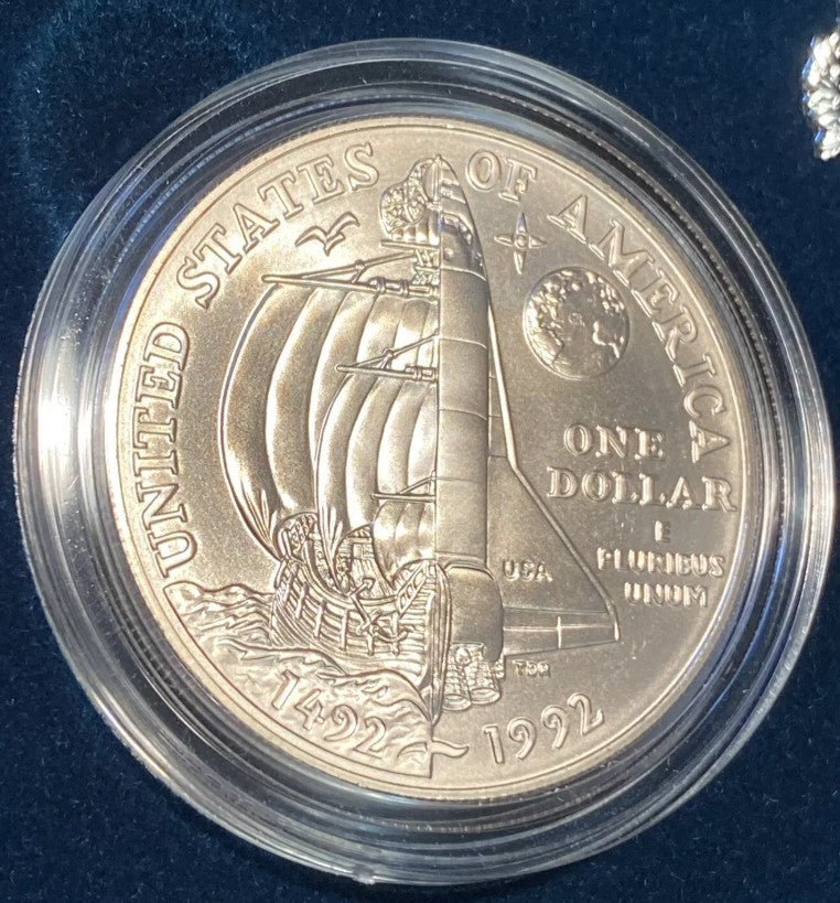 1992 Columbus Quincentenary Two-Coin Uncirculated Set
