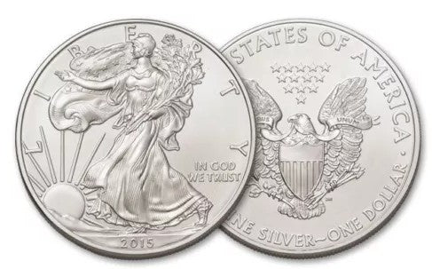 2015 Silver American Eagle $1 - BU - Brilliant Uncirculated - In Capsule