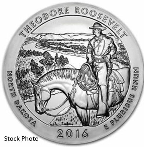 2016 ATB 5 oz. Coin - Theodore Roosevelt National Park