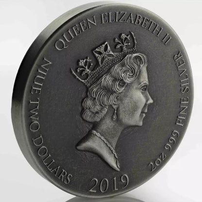 2019 2 oz .999 Silver Coin - The Firstborn Slain - Biblical Coin Series