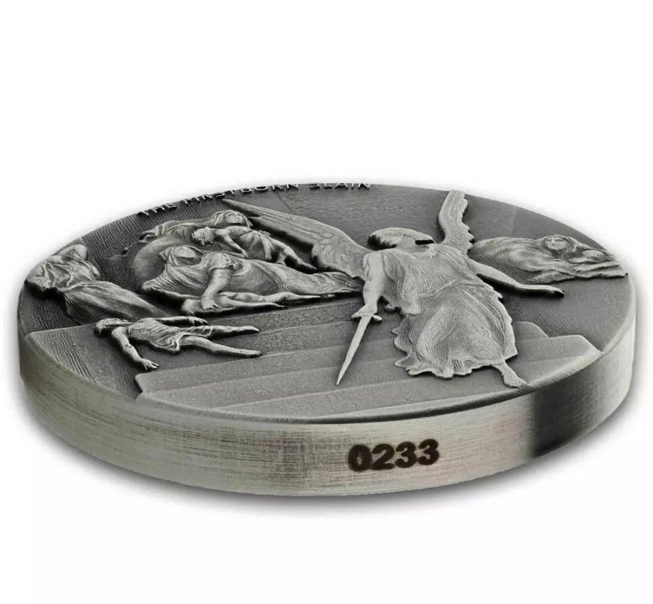 2019 2 oz .999 Silver Coin - The Firstborn Slain - Biblical Coin Series