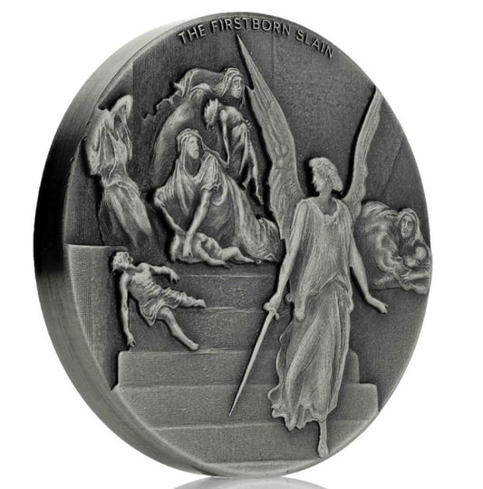 2019 2 oz .999 Silver Coin - The Firstborn Slain - Biblical Coin Series