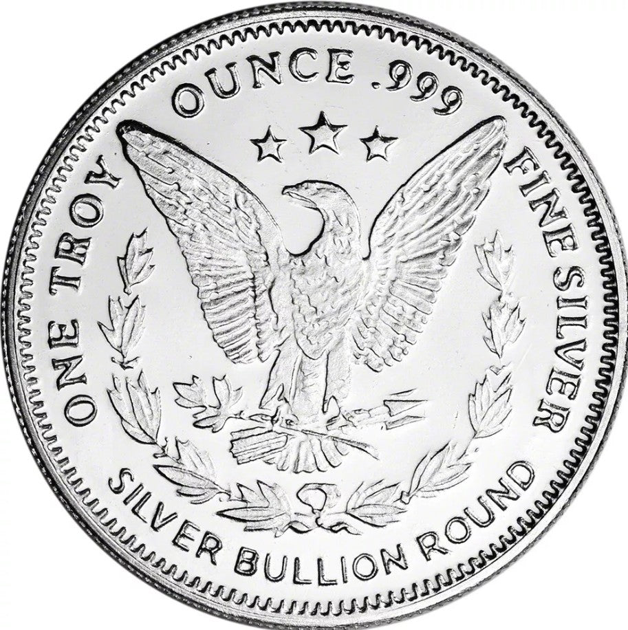 1 oz. Highland Mint Silver Round - Morgan Dollar Design .999 Fine
