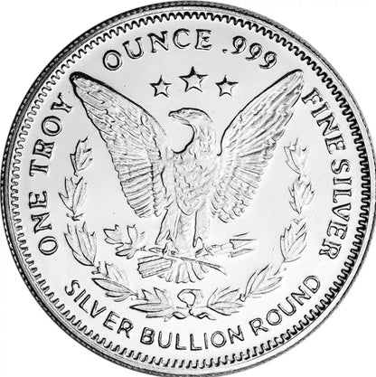 1 oz. Highland Mint Silver Round - Morgan Dollar Design .999 Fine