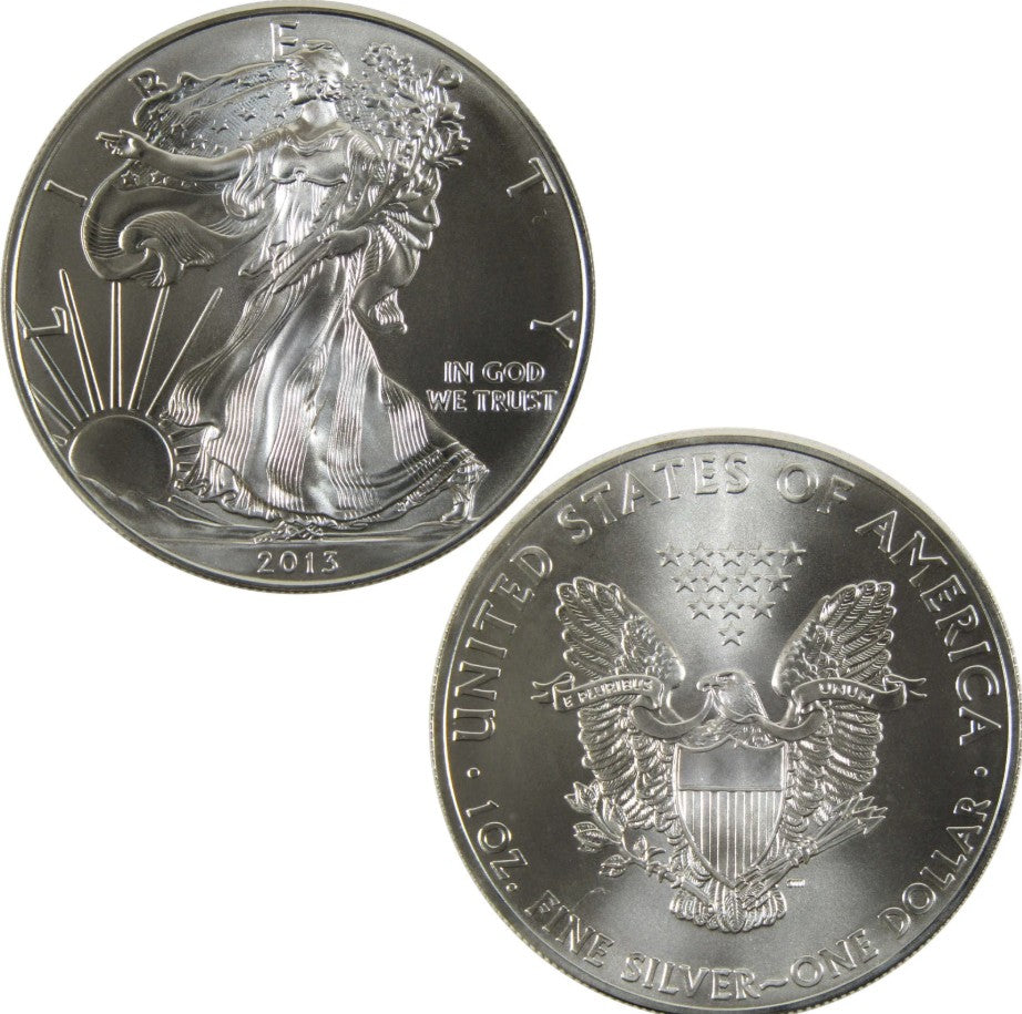 2013 Uncirculated American Silver Eagle, 1oz 0.999 Fine Silver