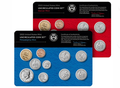 2025 - Uncirculated Coin Set - P and D