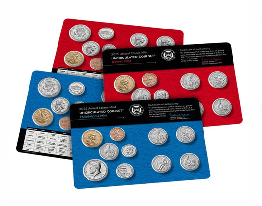 2025 - Uncirculated Coin Set - P and D