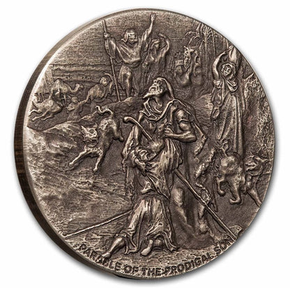 2023 2 oz .999 Silver Coin -The Prodigal Son - Biblical Series - Mintage of only 1,499