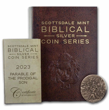 2023 2 oz .999 Silver Coin -The Prodigal Son - Biblical Series - Mintage of only 1,499