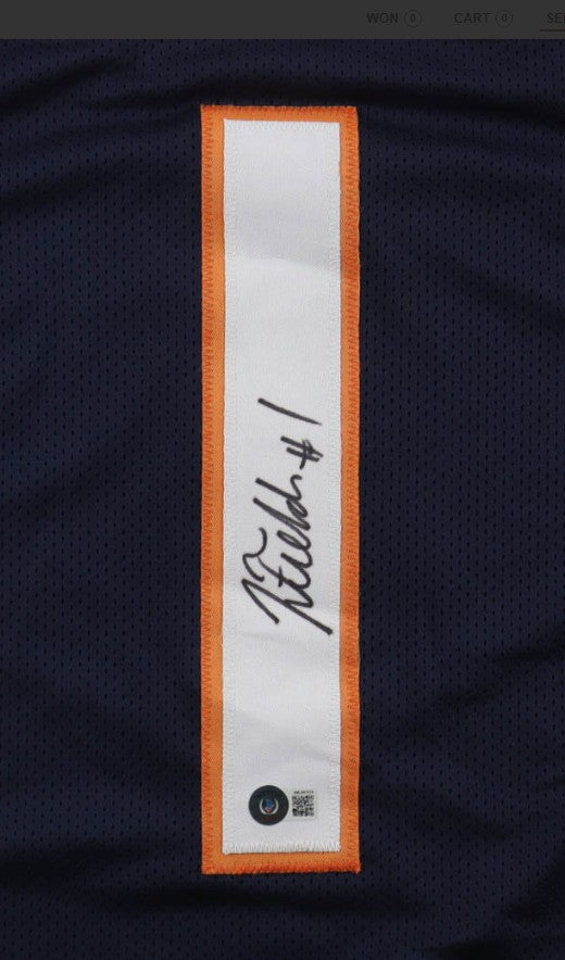 Justin Fields Signed Jersey (Beckett) - Chicago Bears