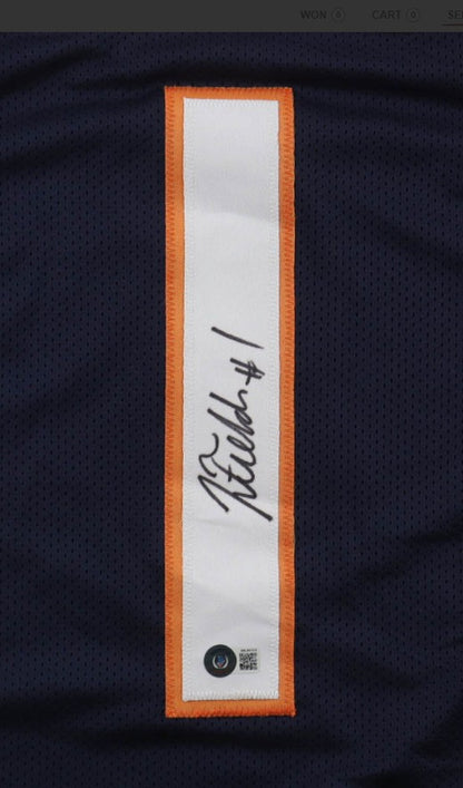 Justin Fields Signed Jersey (Beckett) - Chicago Bears