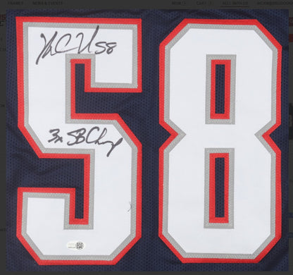 Matt Chatham Signed Jersey Inscribed "3x SB Champ" (JSA) - New England Patriots