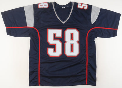 Matt Chatham Signed Jersey Inscribed "3x SB Champ" (JSA) - New England Patriots