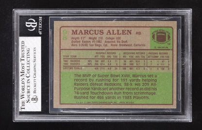Marcus Allen 1984 Topps #98 (BGS 7)
