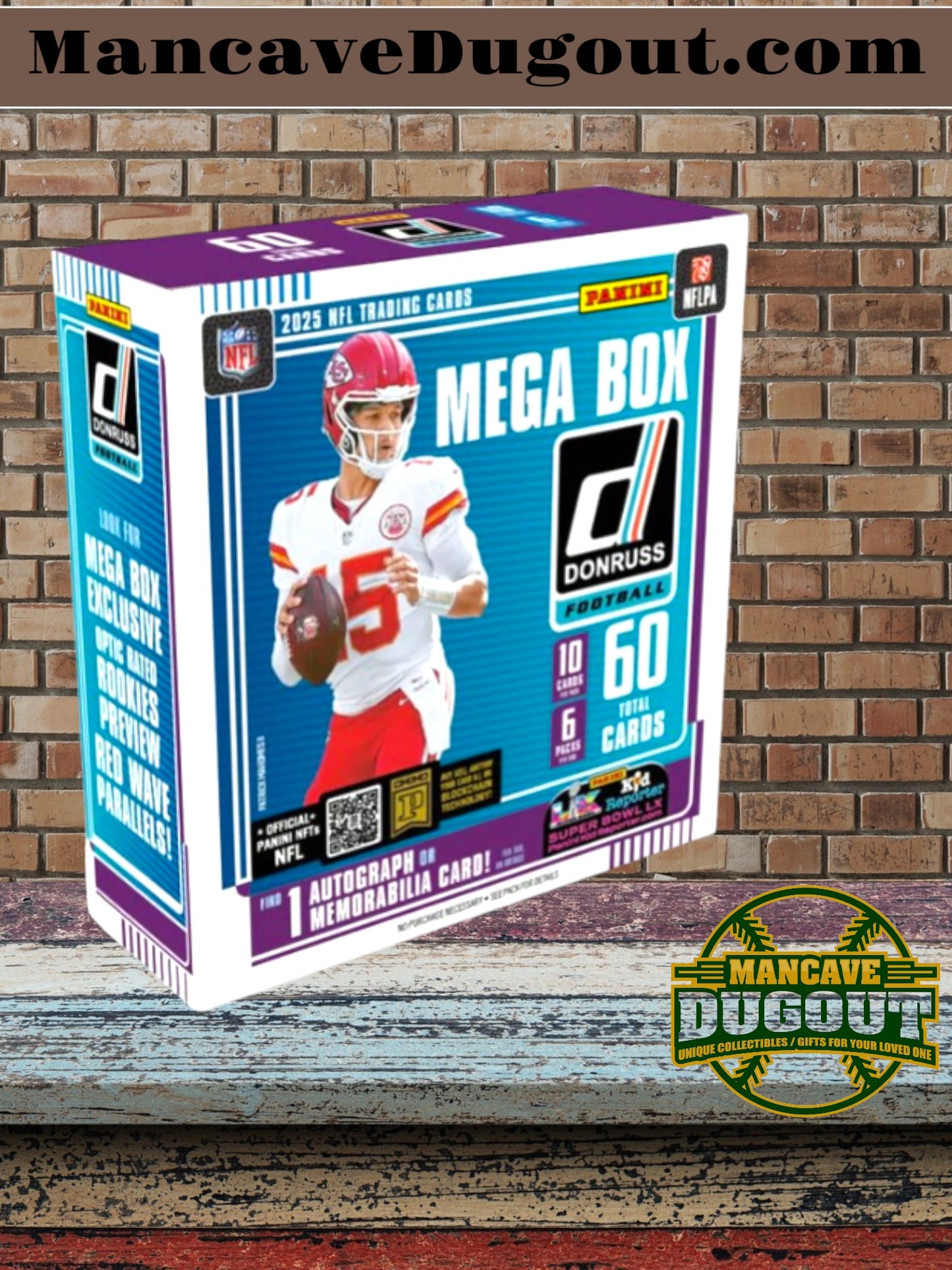 2025–26 Panini Donruss Football Mega Box – NFL Trading Cards