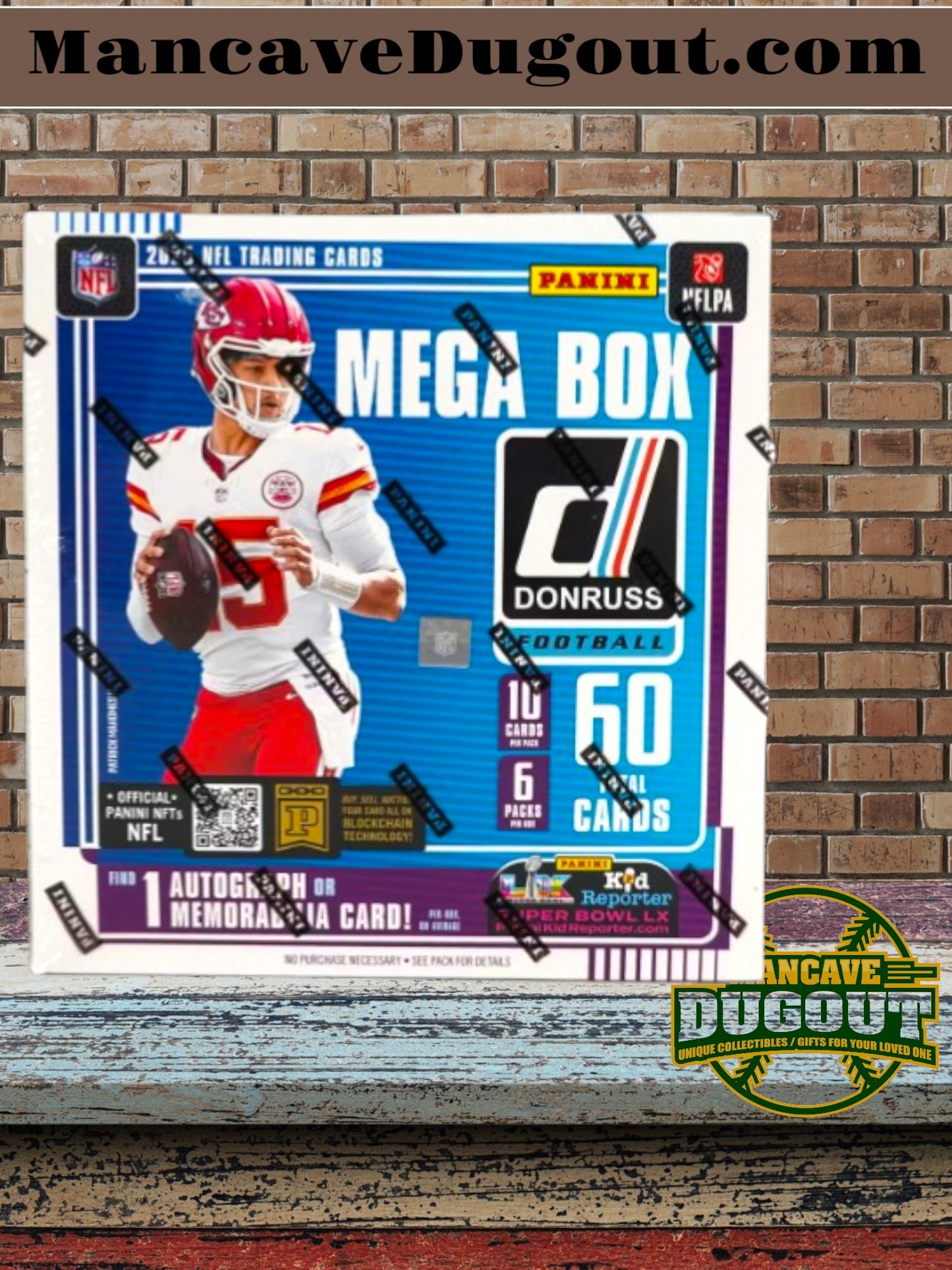 2025–26 Panini Donruss Football Mega Box – NFL Trading Cards