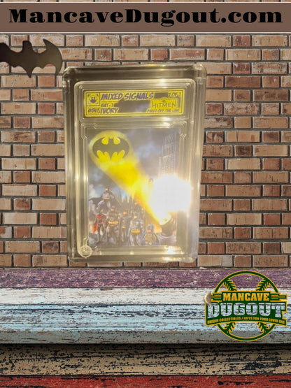 The Case Hitman – Batman Mixed Signal – 1/1 Custom Art Card w/ Mini Spotlight Display