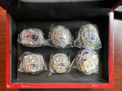 Tom Brady New England Championship Souvenir Rings Size 9