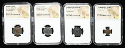 Ancient Coins - Lot of 4 NGC Coins