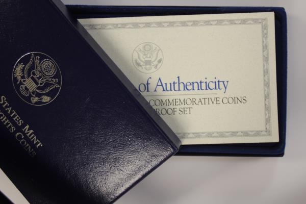 1993 Bill of Rights Two Coin Proof Commemorative Set