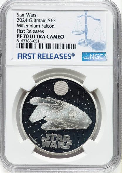 2024 Great Britain Millennium Falcon - 1st Release PF70