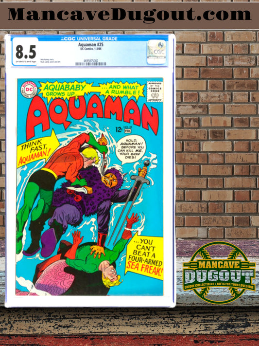 Aquaman #25 (DC, 1966) — CGC 8.5 VF+ (OW/W Pages)