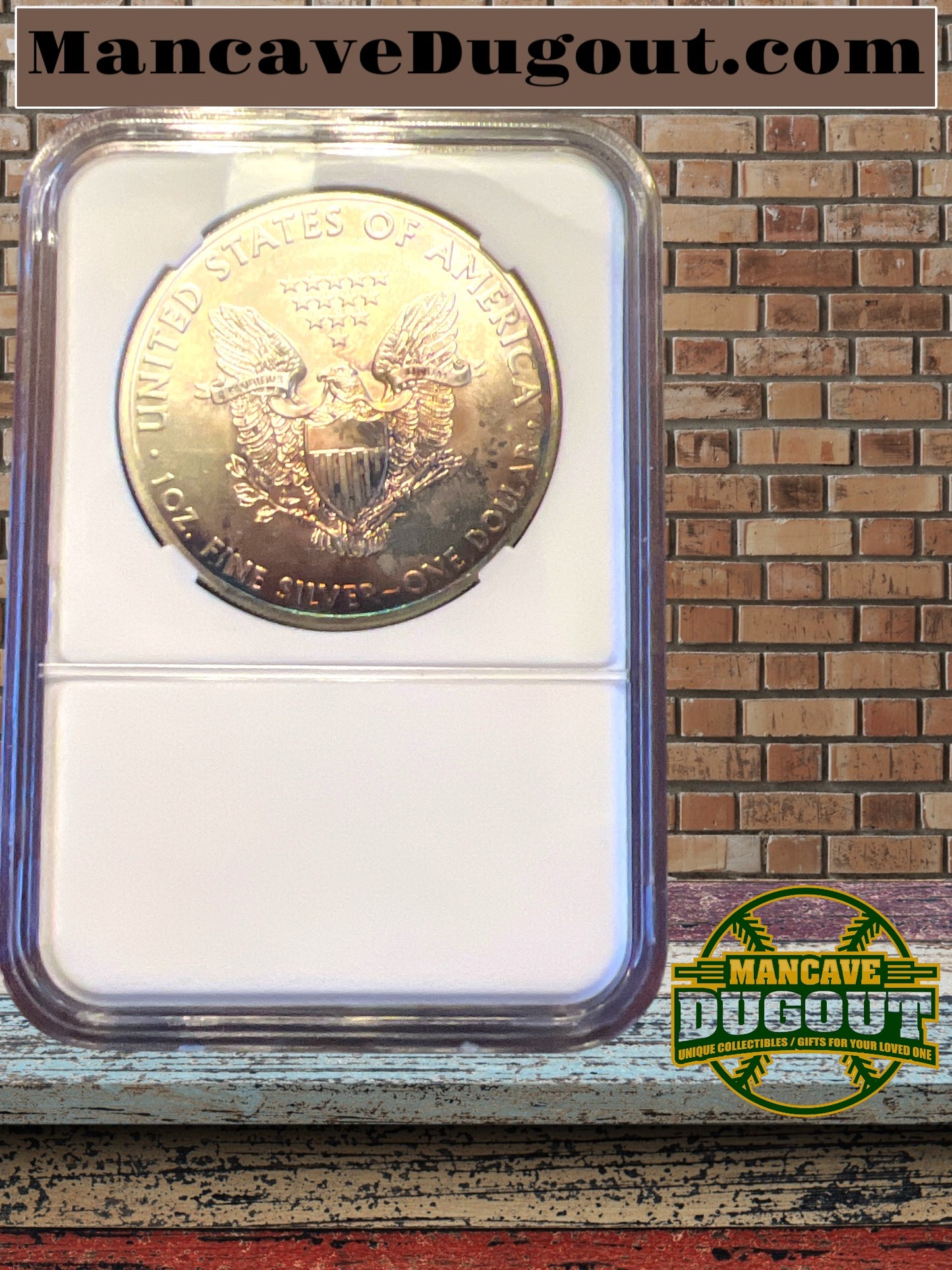 2014 American Silver Eagle BU Brilliant Uncirculated Bullion $1 Coin – Toned