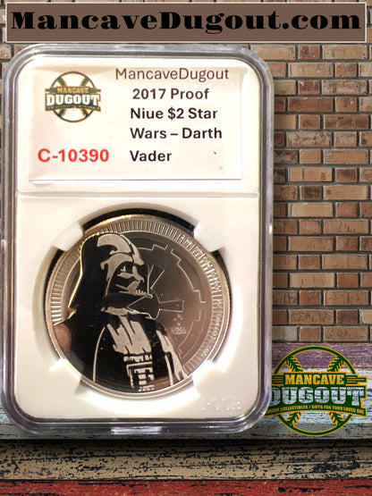 2017 Star Wars™ Darth Vader™ 1 oz 999 Silver Niue