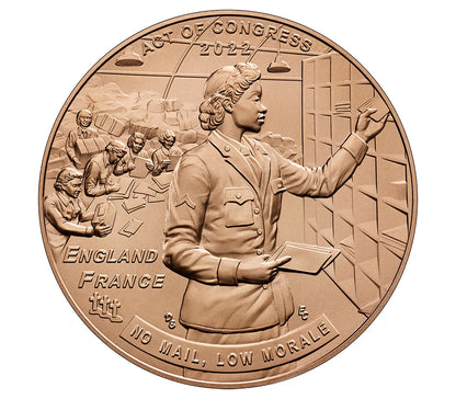 Six Triple Eight Bronze Medal 1.5 Inch