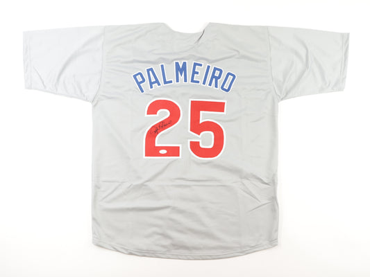 Rafael Palmeiro Signed Jersey Inscribed - (JSA) - Texas Rangers