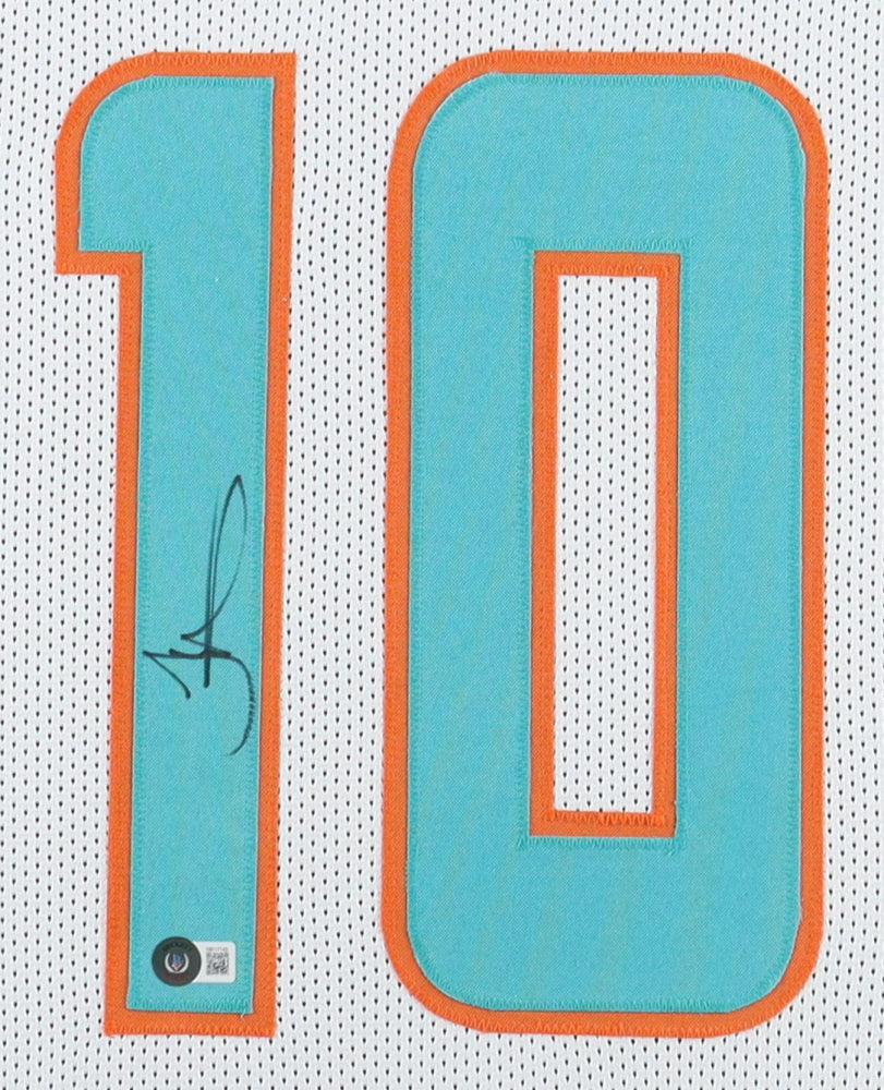 Tyreek Hill Signed Custom Framed Jersey Display (Beckett) - Miami Dolphins