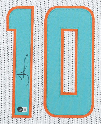 Tyreek Hill Signed Custom Framed Jersey Display (Beckett) - Miami Dolphins