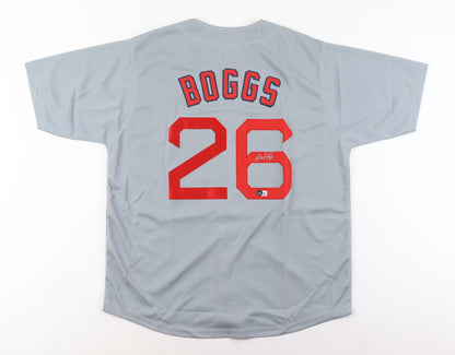 Wade Boggs Signed Jersey (Beckett) - Boston Red Sox