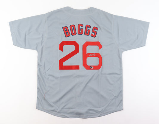 Wade Boggs Signed Jersey (Beckett) - Boston Red Sox