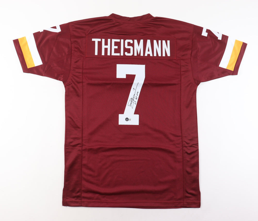 Joe Theismann Signed Jersey Inscribed (JSA) - Washington Redskins