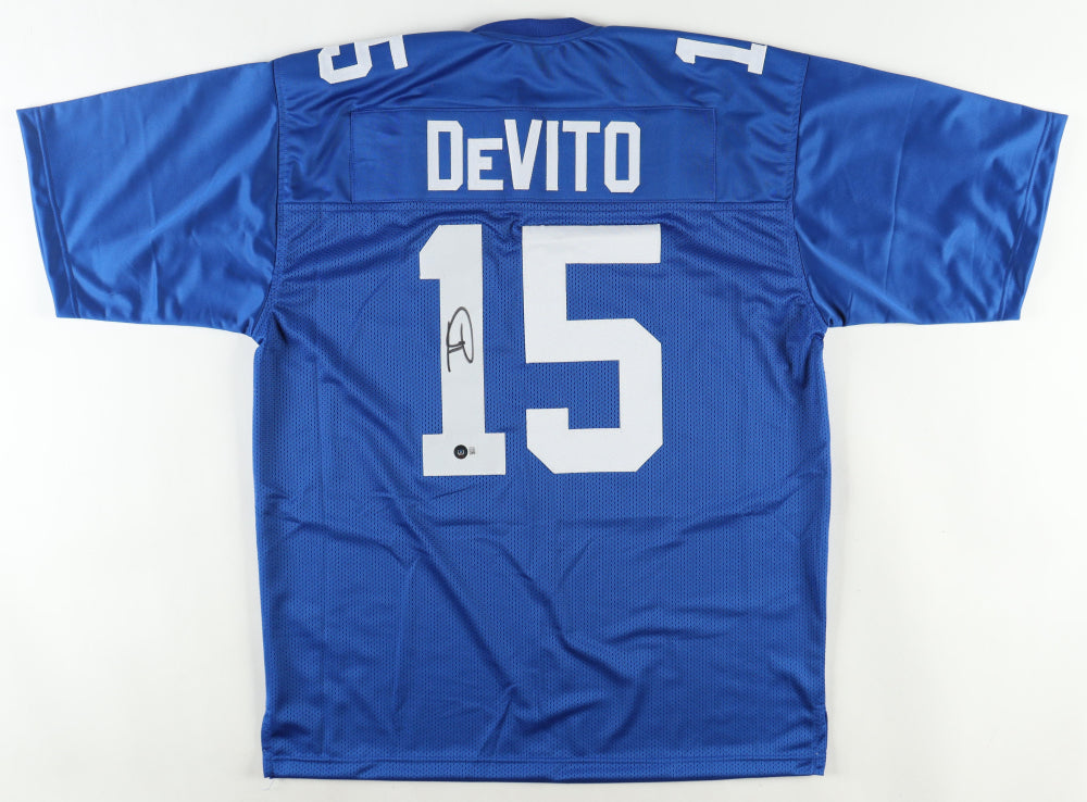 Tommy DeVito Signed Jersey (Beckett) - New York Giants